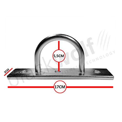 Suporte Trx Corda Naval Rope Columpio Pilates + Parafusos C/Bucha