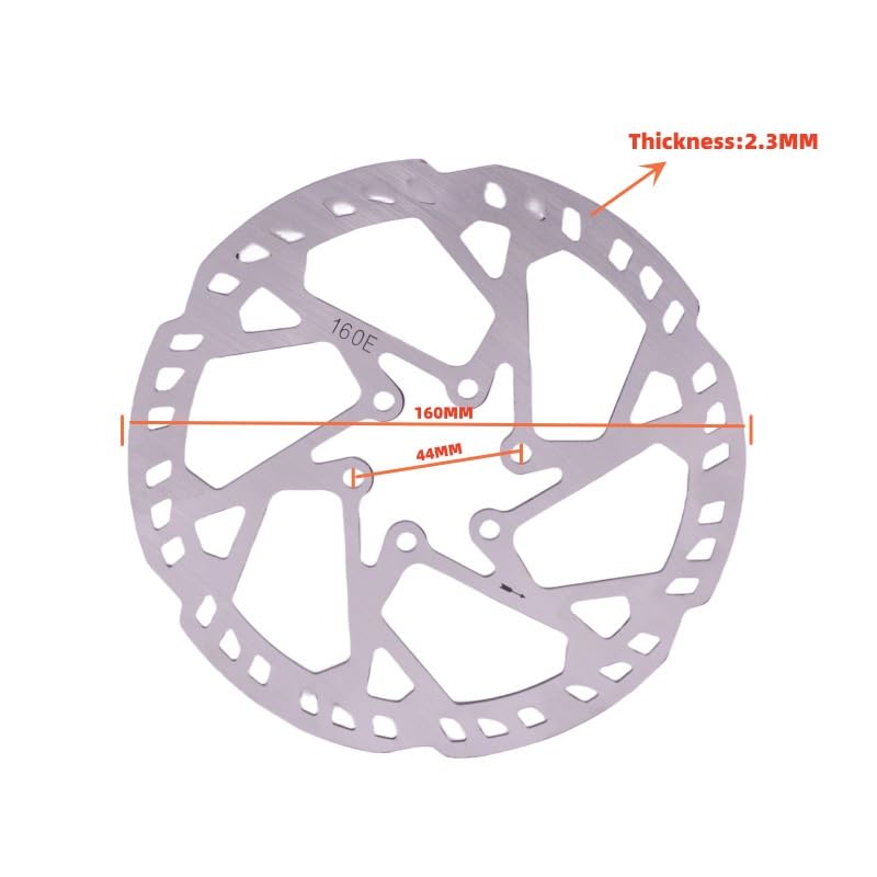 Moto Dischi Freno Rotore Freno A Disco Anteriore Per Moto Universale Da 140/160/180/203/220 Mm Per Bicicletta Elettrica Scooter Per
