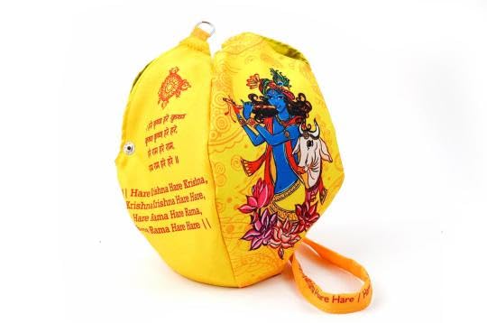 Rudra Centre Hare Krishna Gomukhi Japa Mala Bag