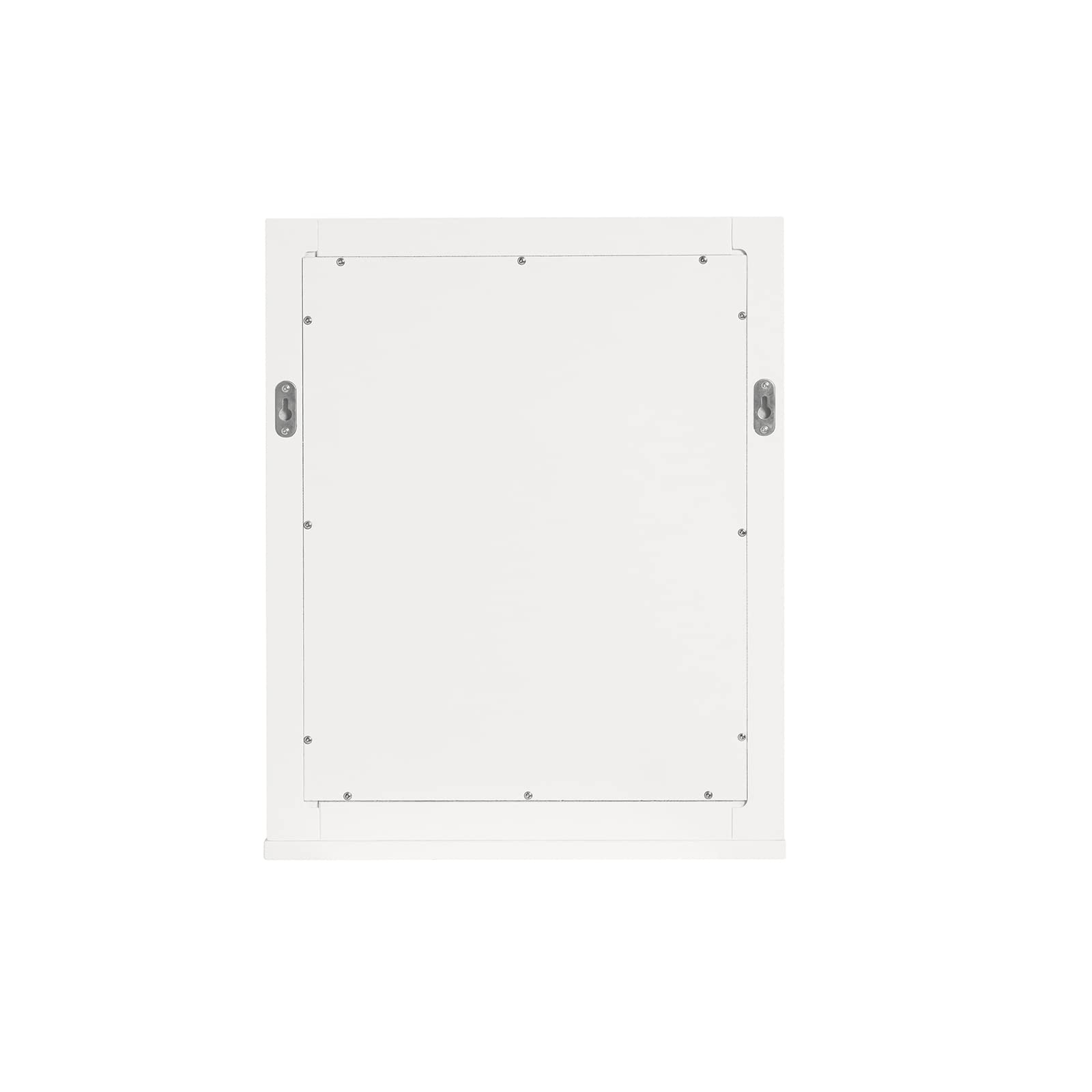SoBuy Bad Hängeschrank mit Spiegel Wandregal Badschrank Hängend mit Ablage für Badezimmer Wandmontage Badspiegel Weiß 40x49x10cm FRG129-W