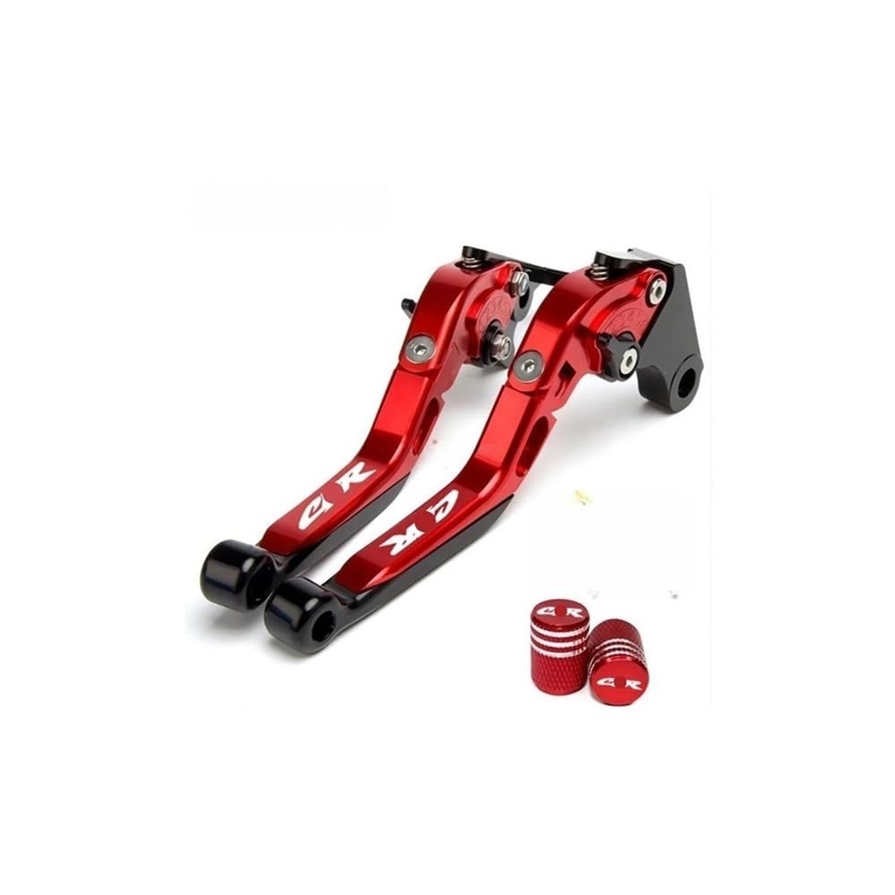 Zdgxfhsrh For Red Motorcycle Brake Clutch Levers For Cbr125r 2004-2016 Motorcycle Cnc Adjustable Brake Clutch Levers(For Red)