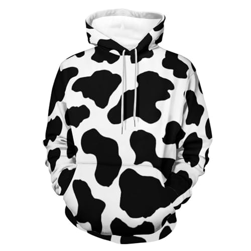 Animal Print Lightweight Pullover Hoodie Sweatshirt for Mens and Womens Daily Outdoor Sports