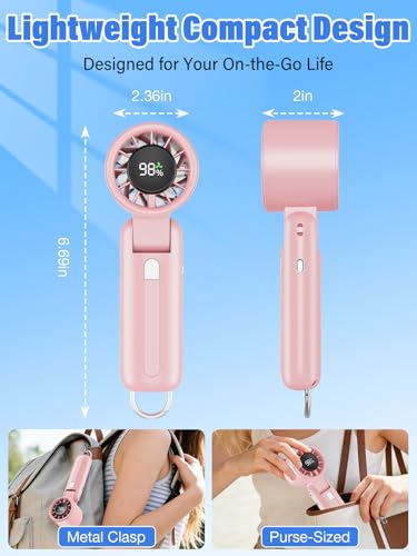 Portable Camping Fan Rechargeable LED
