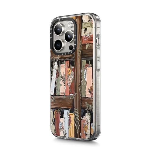 Coque transparente iPhone 15 Pro CASETiFY Jardin bibliothèque MagSafe