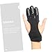 Milisten 3pcs Portable Adjustable Archery Glove Three-Finger Finger Protector for Enhanced Shooting Accuracy and Comfort Archery Accessory for and Practitioners