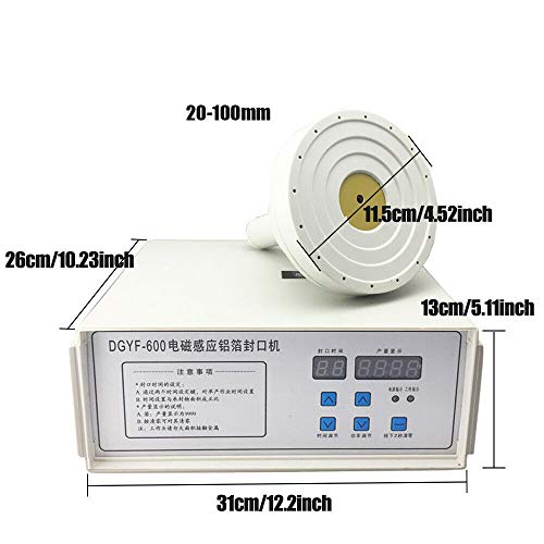 Electromagnetic Induction Sealing Machine Handheld Heat Sealer Machine Cap Aluminum Foil Sealing Machine Pharmaceutical Capping Machine (20-100mm)