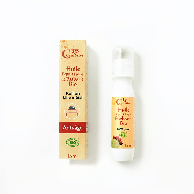 Rolon - Aceite de semilla de higo de barbarie orgánico - VEGAN; COSMOS ORGANIC; ECOCERT - CAP COSMETICS - Fabricado en Francia