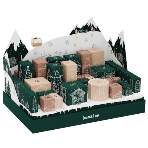 Jean & Len Adventskalender 2026, weihnachtliche 3D DIY-Szenerie, inklusive einer Rosemary & Ginger...