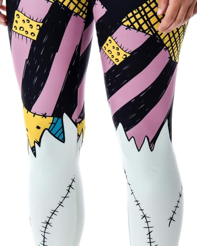 The Nightmare Before Christmas Women's I Am Sally Rag Doll Costume Tights Leggings (2XL) - image 5