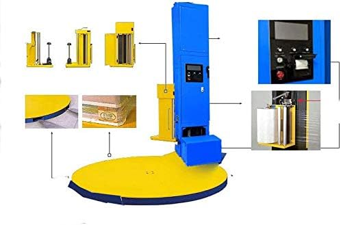 PEC Pallet Wrapping Machine Industrial Shrink Wrap Machines with Built-in Scale (CMJ-S2)