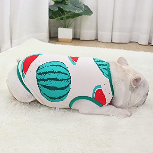 Amazon | 【24HOURS】犬 服 スイカ柄トップス タンクトップ すいか