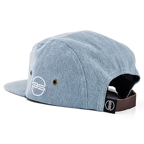 Image of Blackskies 5-Panel Cap with Floral Pattern Unisex Baseball Cap