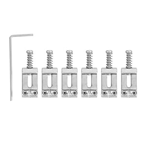 Dilwe Siodełka Tremolo Chromowane 6 sztuk