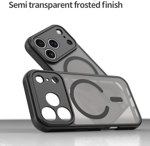 Image of Case Cover for iPhone 17 Pro (Frosted Black with MagSafe, iPhone 17 Pro)