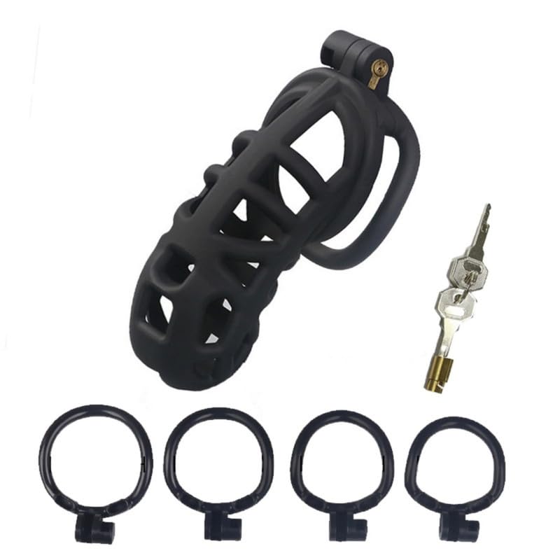 Accesorios para Jaulas De Fitness Negras con 4 Anillos De Diferentes TamañOs para Mejorar La Resistencia, Mejorar El Rendimiento Duradero Y La Dureza Muscular, Regalo para Parejas - H1