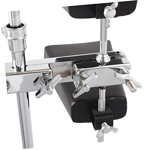 Abrazadera para cencerro ibasenice para kits de batería, soporte premium para instrumentos musicales, montaje para bombo y percusión, fácil instalación y uso versátil miniatura 6