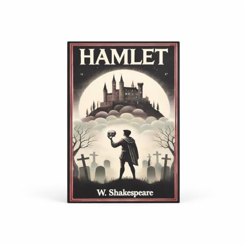 Pandiui23 Coffre-fort pour livres secrets, coffre-fort portable, caisse d'argent, coffre-fort camouflé, boîte secrète (1, Hamlet)