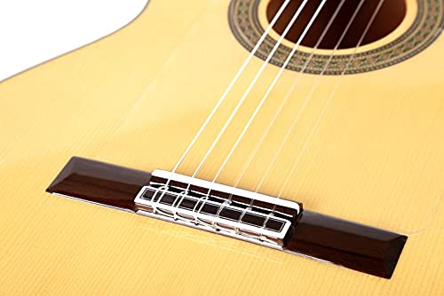 Guitar 39 inch Acoustic Guitar with Solid Spruce/Body Classical Guitar Wooden Guitar - Les Beatles, Paul McCartney, John Lennon, RIngo Starr, George Harrison Guitar 39 inch Acoustic Guitar with Solid Spruce/Body Classical Guitar Wooden Guitar – Image 7