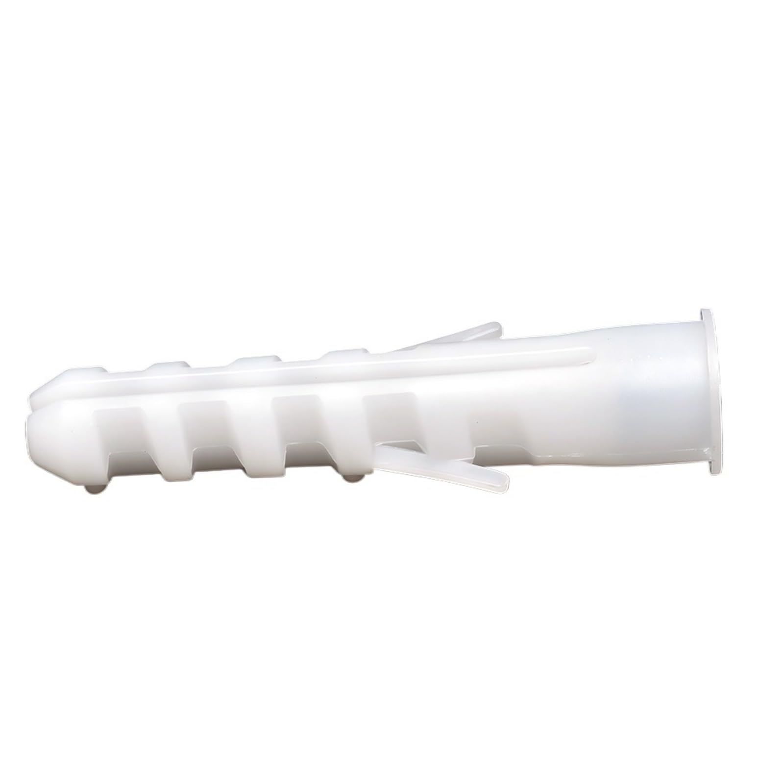 Hinge Expansion Plug 100pcs White Plastic Expansion Tube Pipe Anchor for Furniture Repair(M8)