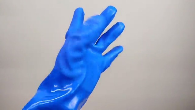 Homfanseec Long Rubber Gloves – Elbow Length, Chemical Resistant With Cotton Lining
