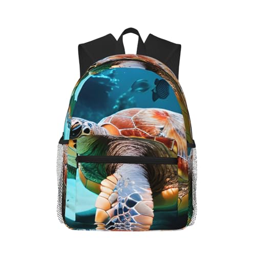 Sac à dos tortue de mer décontracté contre la fatigue du portage