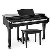 STYLISH DIGITAL GRAND PIANO - The GDP-100 combines style and playability to deliver an affordable digital grand piano that adds a touch of class to any setting. Encased in polished ebony this piano is ideal for both beginners and seasoned pianists lo...
