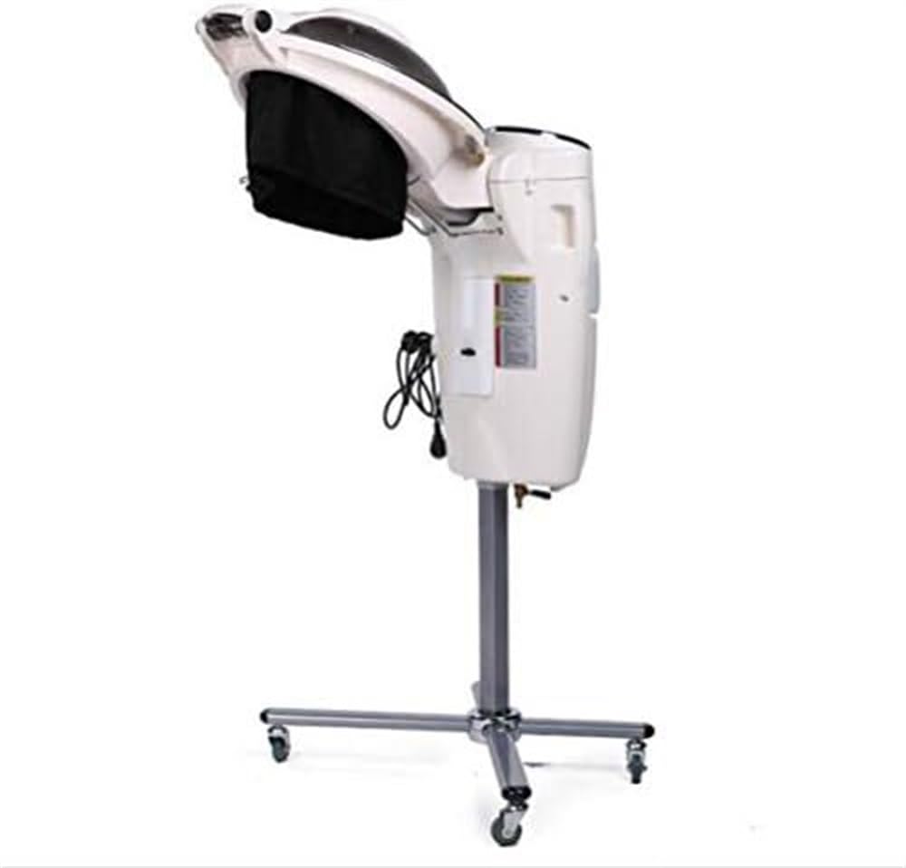 Salon Home Professional Hair Steamer Furniture Colour Processor Stand Dryer Hood with Floor Wheel Adjustable Height Timer Temperatu