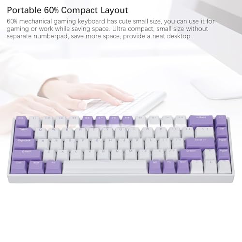 Teclado Mecánico Gamer Zunates6h4wrg0t5 Bluetooth RGB miniatura 6