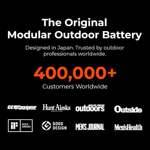 Image of ELECOM NESTOUT Rugged Power Bank, 10000mAh Outdoor Battery Charger, 20W USB-C Fast Charging PD, Waterproof IP67, Durable Shockproof, Battery Pack for iPhone Hiking Travel Camping (Orange, 10000mAh)