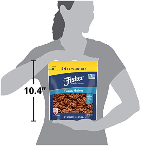 Fisher ASINPPOTLMCM2521 Chef'S Naturals Pecan Halves 24Oz Resealable Bag thumb #8