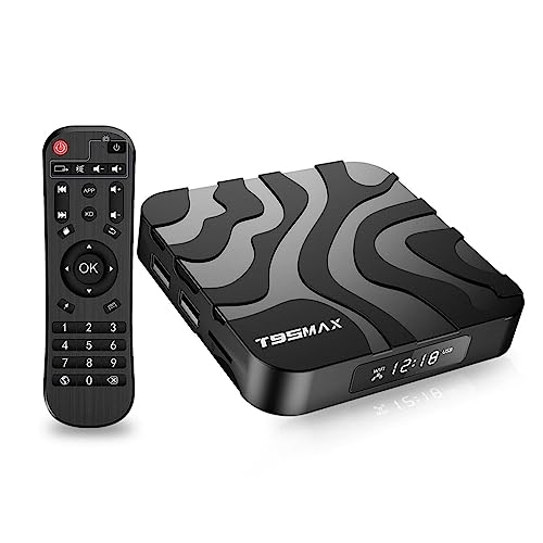 Android 12.0 TV Box, T95 MAX 2GB RAM 16GB ROM Allwinner H618 Quad Core, Soporte 6K 3D Resolución...