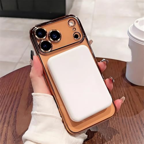 Coque magnétique souple pour iPhone 16 Pro Max avec film d'objectif translucide noir - 3