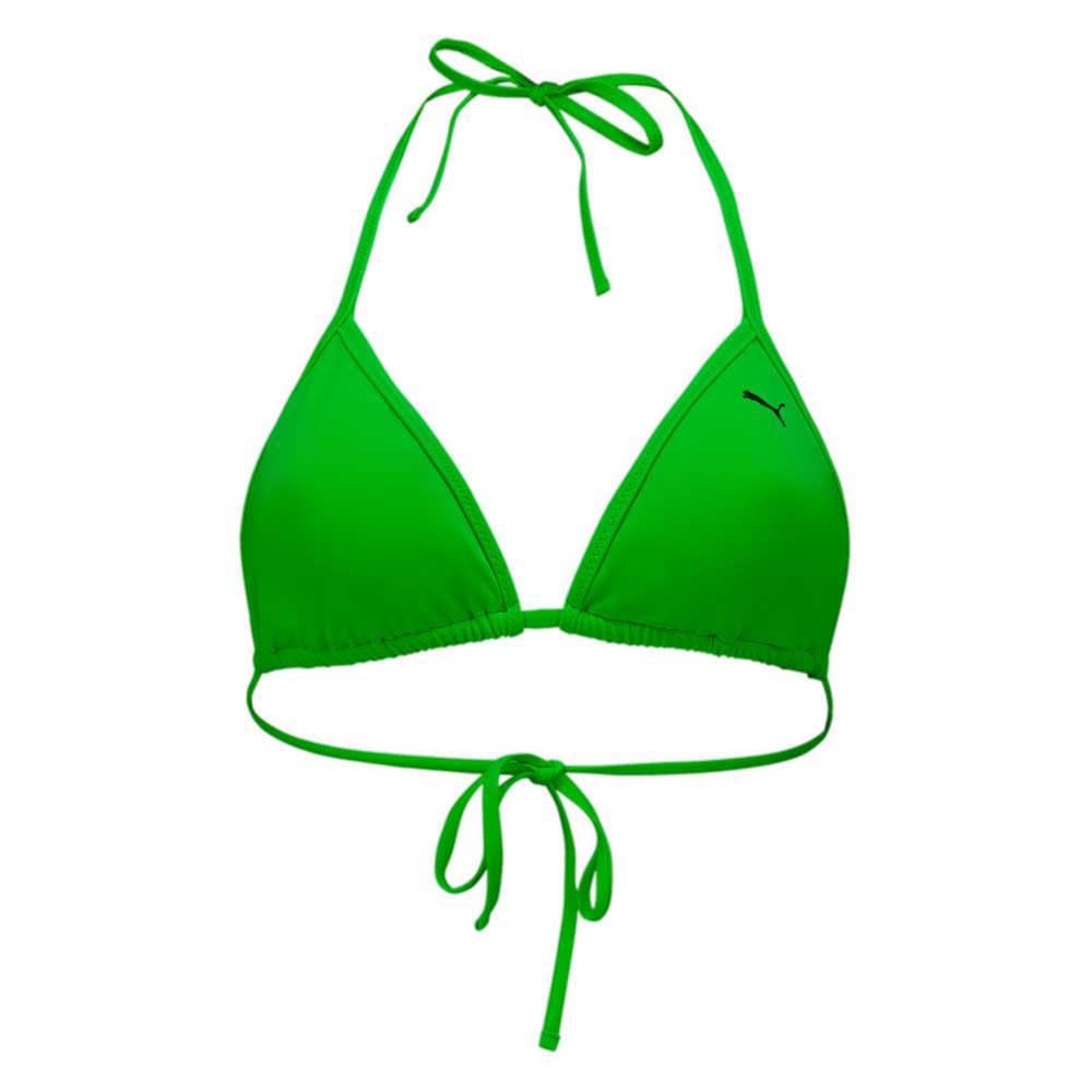 PUMA Triangle T Trajes de baño, Verde, S Women