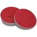 Sibba Bowling Sanding Pads 6 PCS Grit Pads Set for Bowling Ball Resurfacing Polishing & Cleaning Kit Includes P500, P1000, P1500, P2000, P3000, P5000, Red & Gray Abralon Pad Bowlings Accessories