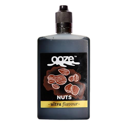 Ooze Ultra Flavour Fishing Bait Flavouring Liquid 100ml – Pellet, Ground & Hook Bait Liquid Booster - Flavour Glaze for Fishing Lures (Nuts)