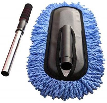 Homewards Microfiber Duster | Home Cleaning Dusting | Car Cleaning Accessories | Microfiber | Brushes | Dry / Wet Home, Kitchen, Office Cleaning Brush with Expandable Handle