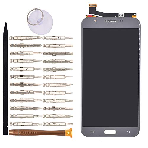 Image of LCD Screen Display with Digitizer Touch Panel Without Bezel Frame for Samsung Galaxy J7 V J727V J727P(Gray)