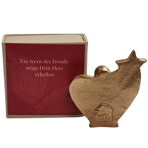 Petit ange doré en bronze déco de Noël durable incassable