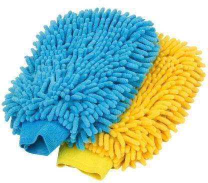 LAVI Highly Absorptive Double Sided Microfiber Wash Mitt Hand Gloves, Dust Cleaner Vehicle Washing Multipurpose House Car Glass LCD Cleaning, Assorted Color (Pack Of 2) (B0BC9M7JT6) Amazon Price History, Amazon Price Tracker
