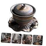 Tasse à thé rétro : en outre, c'est un cadeau pour la famille, les amis et les collègues, démontrant l'artisanat traditionnel chinois.