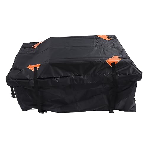 Car Rooftop Cargo Carrier Bag 425L Oxford Cloth Water Prevent Universal Car Roof Luggage Storage Bag for Outdoor Camping (600D)