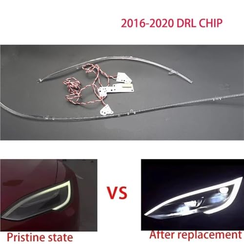 Faros Tesla Model S con DRL de alta visibilidad y módulo de balasto estable 2