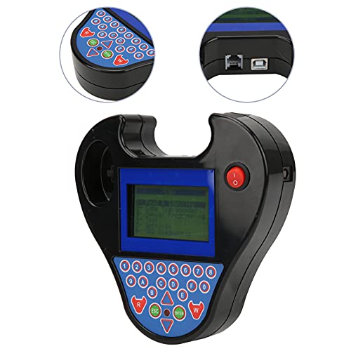 KIMISS Zed Bull Key Programmer, Car Key Programmer Transponder Cloning Matching Tool No Need Tokens US Plug 100‑240V Popular