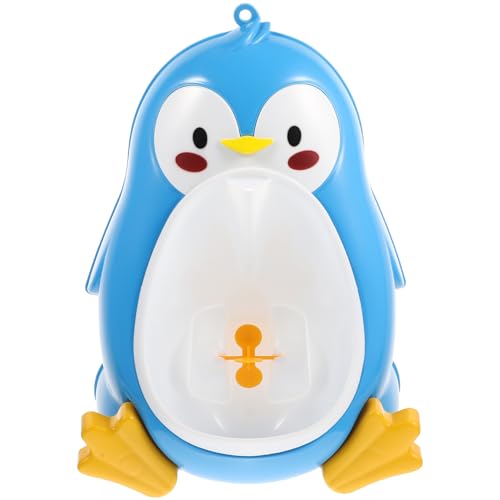 CONGARTENO ペンギン型壁掛け小便器 男の子用トイレトレーニング 歳対応 吸盤付き高さ調節可能 大容量尿受け 幼児用スタンド尿器 家 保育園用