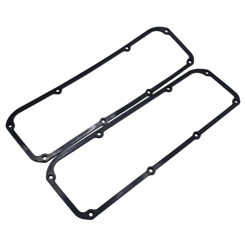 Image of 1 Pair Reusable Rubber Valve Cover Gaskets With Steel Core Insert Compatible with Ford 351C 351M 400M Engines