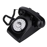 Vintage-Telephone-Solemn-Classic-European-Retro-Landline-Old-Fashioned-for-FamiliesBlack