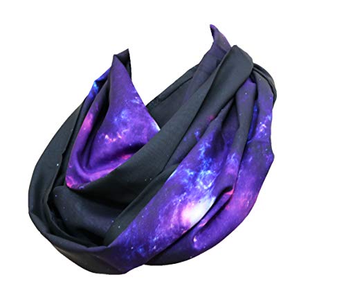 Di Capanni Galaxy Infinity scarf Astrology nebula birthday gift for her anniversary present women accessories shawl