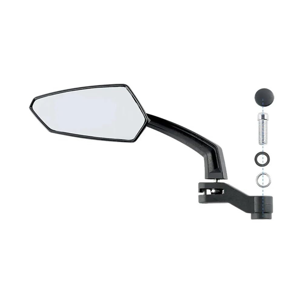 Specchietto retrovisore angolato for moto da 8 mm e 10, adatto for Harley Touring, scooter, chopper, crusier
