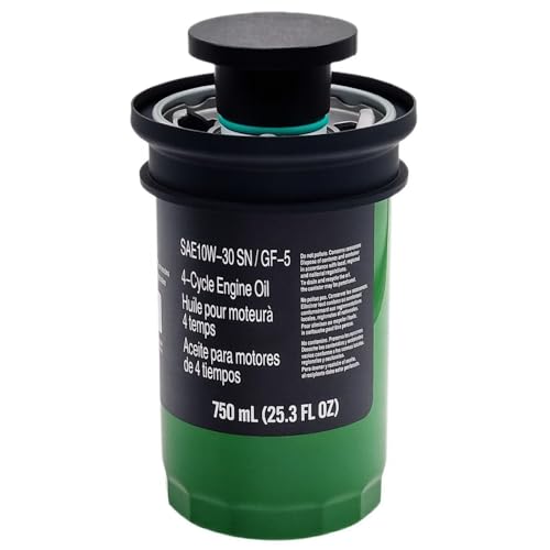 DZDY AUC12916 Oil Filter Compatible with John Deere E120 E130 E150 E160 E170 E180 S100-S180 Series Lawn Tractor 30-Second Oil Easy Change System (Oil Filter)