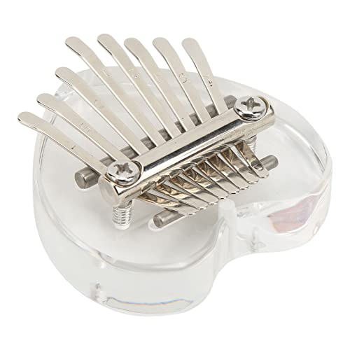 Kalimba Small Size 8 Touches Clear Crystal Metal Thumb Piano pour un Usage Domestique - Les Beatles, Paul McCartney, John Lennon, RIngo Starr, George Harrison Kalimba Small Size 8 Touches Clear Crystal Metal Thumb Piano pour un Usage Domestique